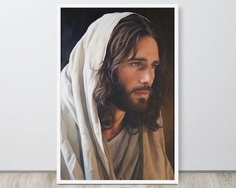 Jesus The Messiah - Christian Art Print | Religious Wall Art For Church | Christian Decor Art | Christian Gifts | Jesus Art Print