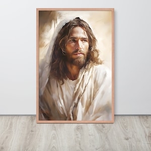 末日聖徒イエスの肖像画 - LDSアート、洗礼ギフト、キリスト教の室内装飾用のキリストの絵画