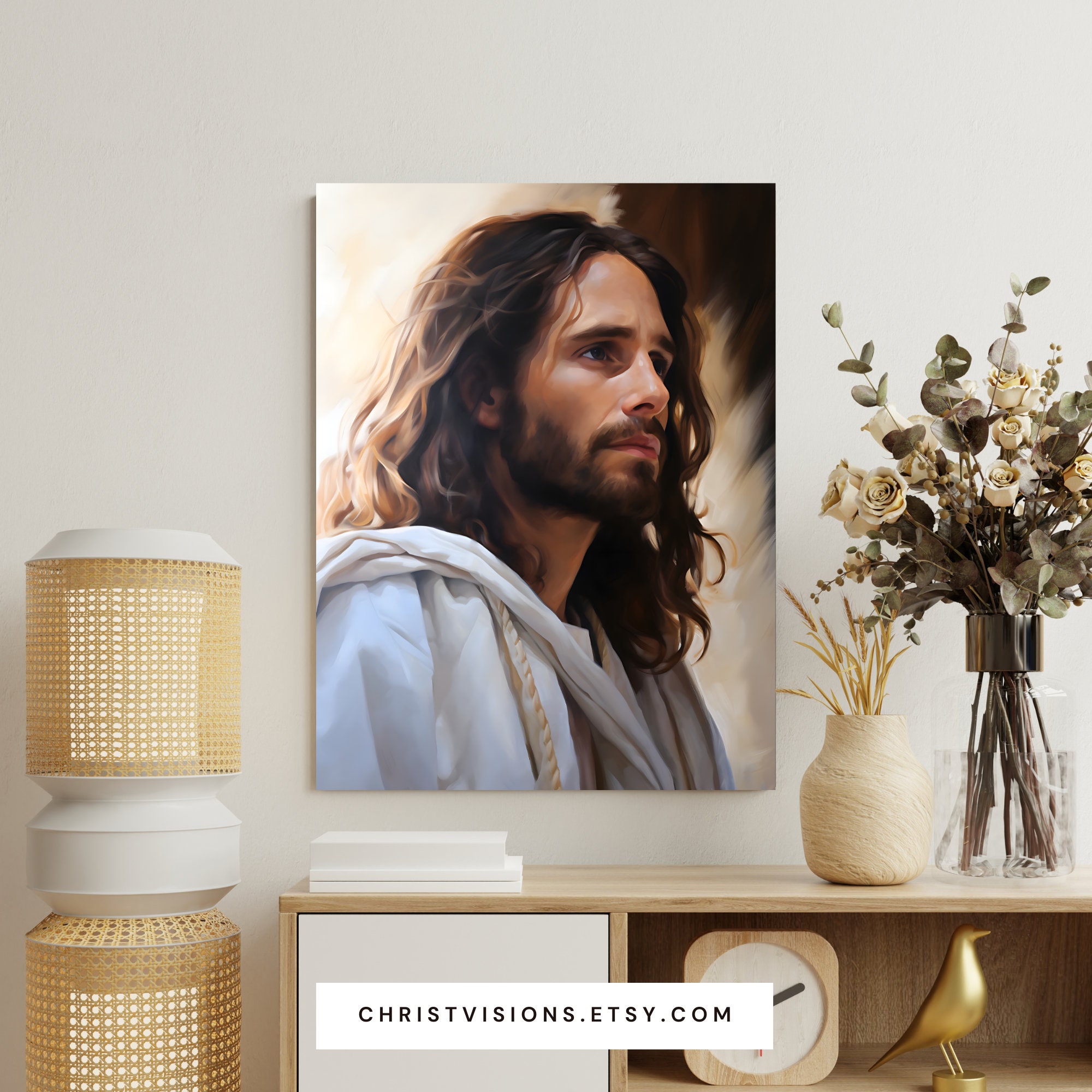 Printable Jesus Picture Christian Art Etsy