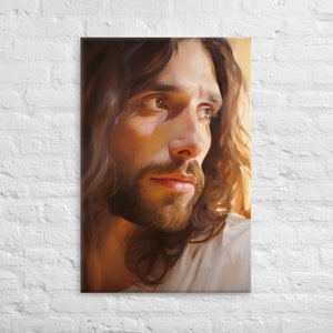 Jesus Christ Artwork Print On Canvas - Christian Gift Art