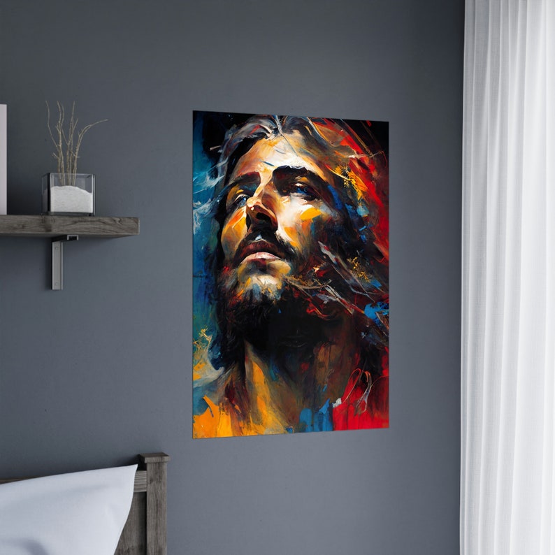 Digital Jesus Wall Art Printable Jesus Art Christian Printables Jesus