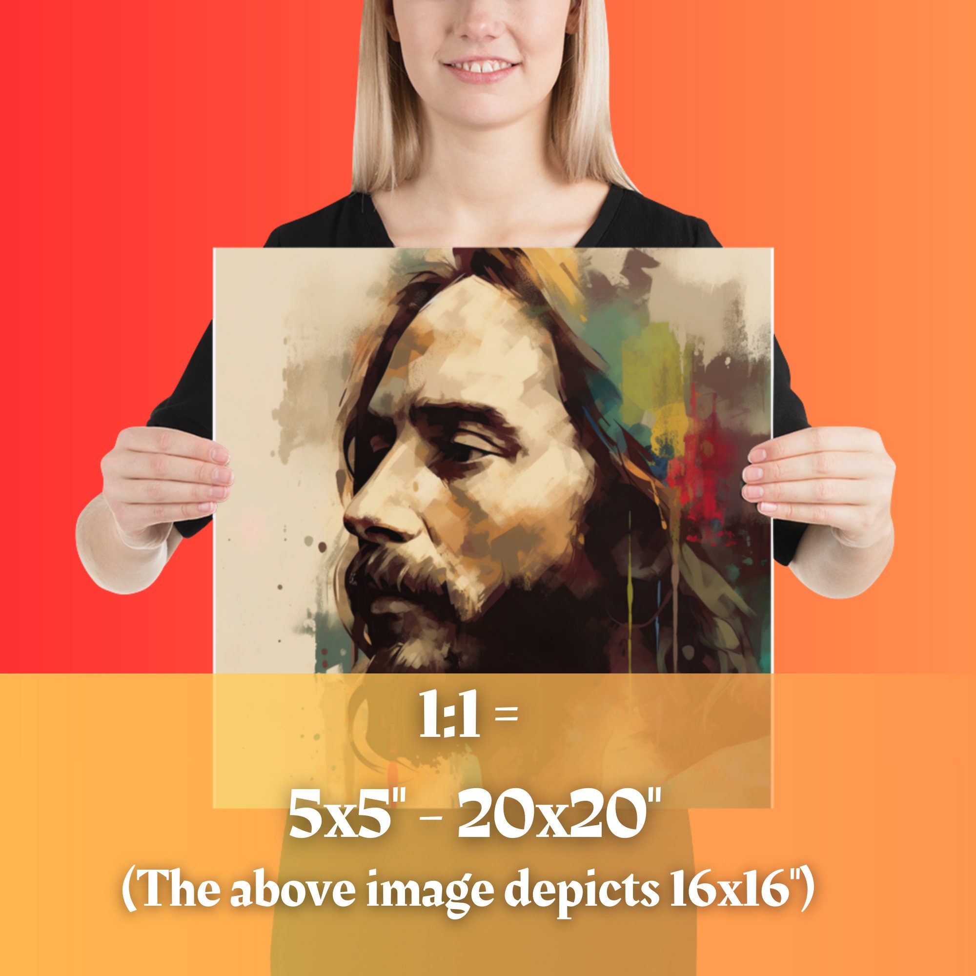 Jesus Digital Painting | Printable Christian Art | Jesus Art | Jesus ...