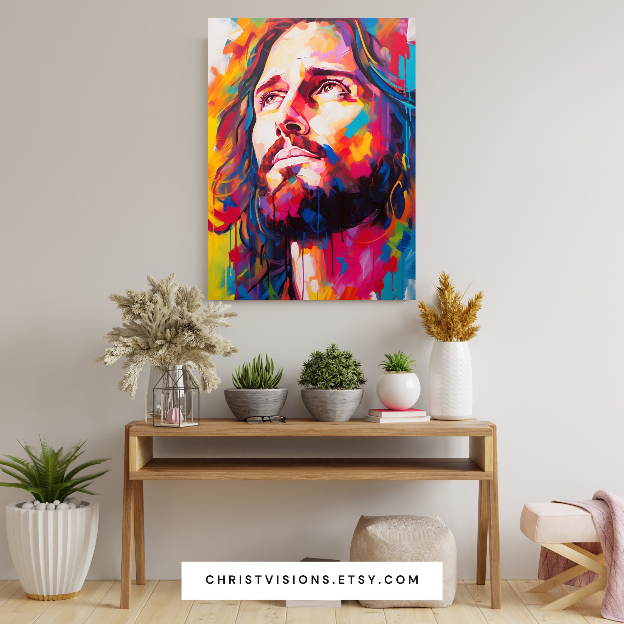 Jesus Christ Abstract Art Jesus Art Christ Art Jesus - Etsy