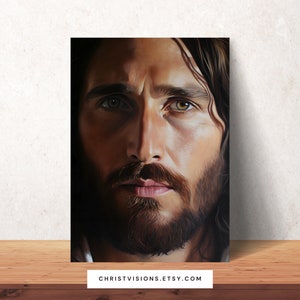 Jesus Christ Art Digital Print | Jesus Art | Christ Picture | Jesus Picture | Jesus Print | Printable Jesus Painting | Christian Art Print
