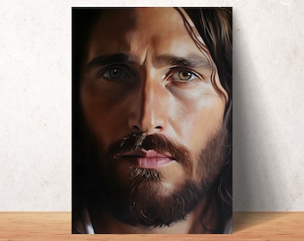 Jesus Christ Art Digital Print | Jesus Art | Christ Picture | Jesus Picture | Jesus Print | Printable Jesus Painting | Christian Art Print