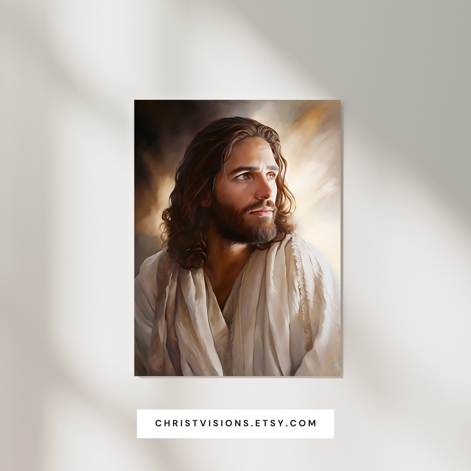 Printable Jesus Christ Portrait | Christian Bible Art | LDS Poster ...