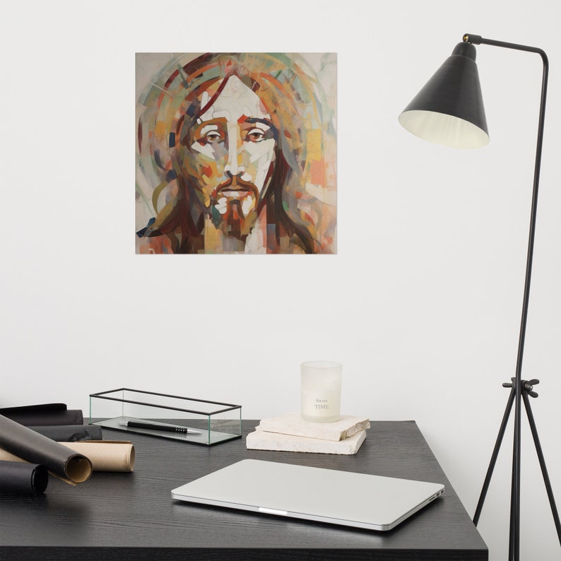 Abstract Jesus Christ Digital Art | Printable Christian Wall Art ...