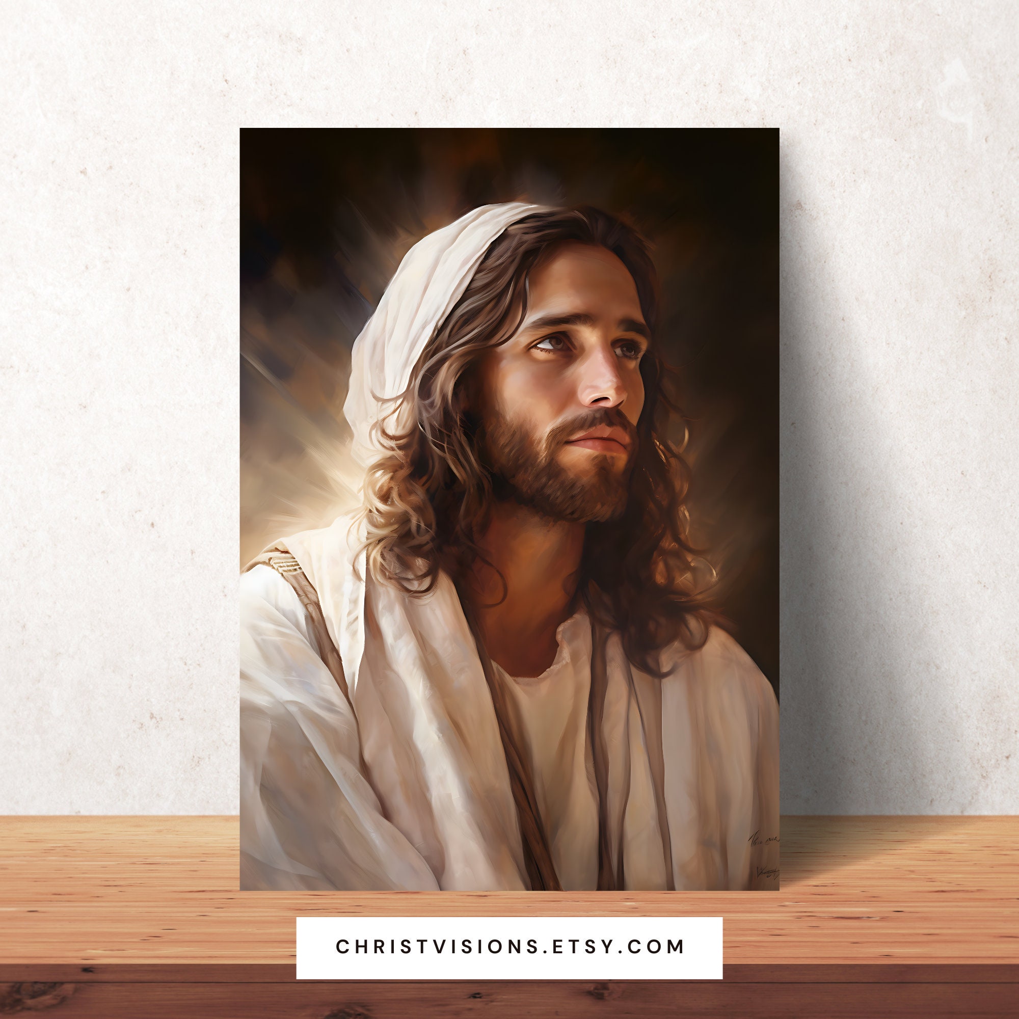 Rabbi Jesus Printable Art | Yeshua | Jesus Art | Digital Jesus Print ...