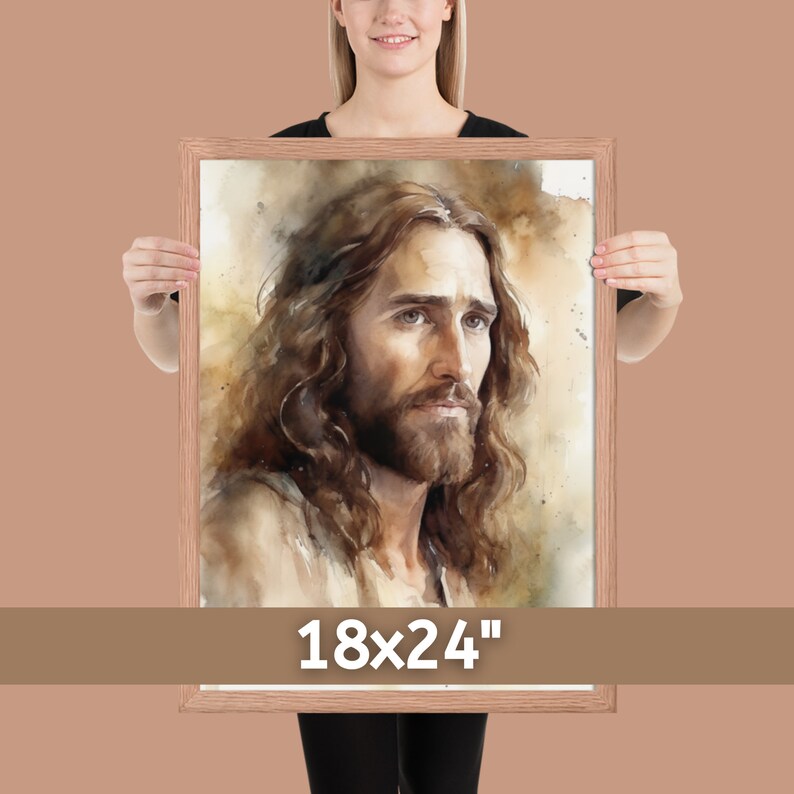 The Savior Jesus Framed Christian Wall Art Jesus Wall Art Bible Art