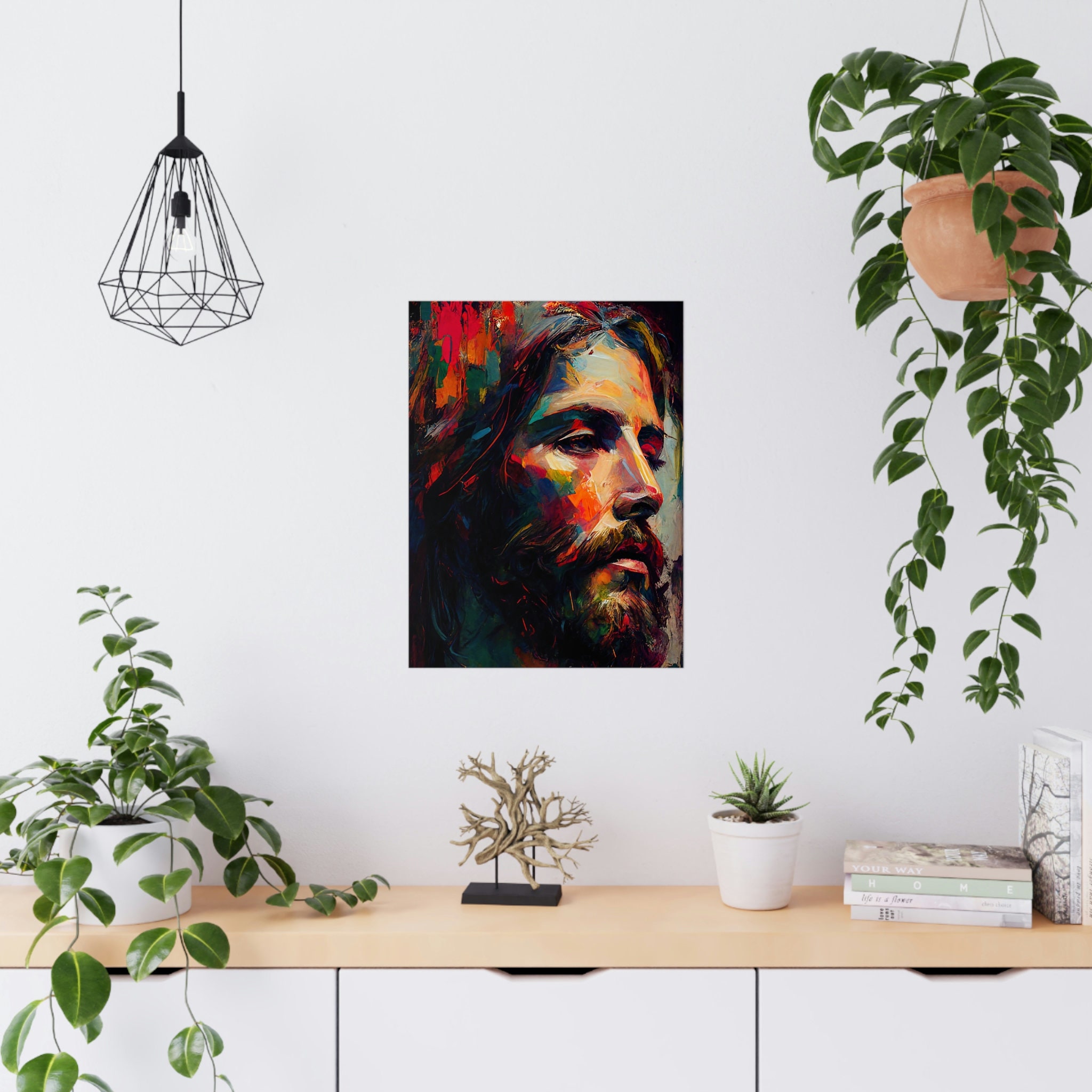 Messiah Jesus Christan Digital Art Printable Jesus Poster Digital Jesus ...
