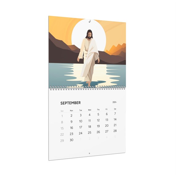 Minimalist Jesus 2024 Christian Wall Calendars Christ Calendar Jesus  Calendar Christian Gifts Christian Mosaic Christmas Gifts - Etsy