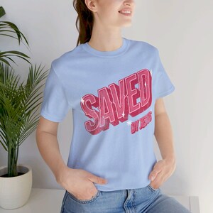 生まれ変わったクリスチャンTシャツ - イエスに救われたレトロなデザイン - 信仰のアパレル＆ギフト