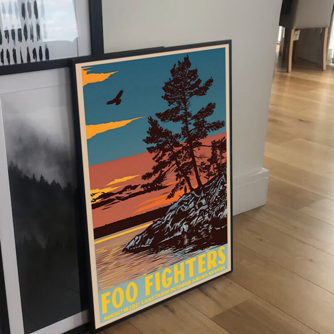 Foo Fighters Lake Tahoe Outdoor Arena Nevada August 10 2023 Etsy