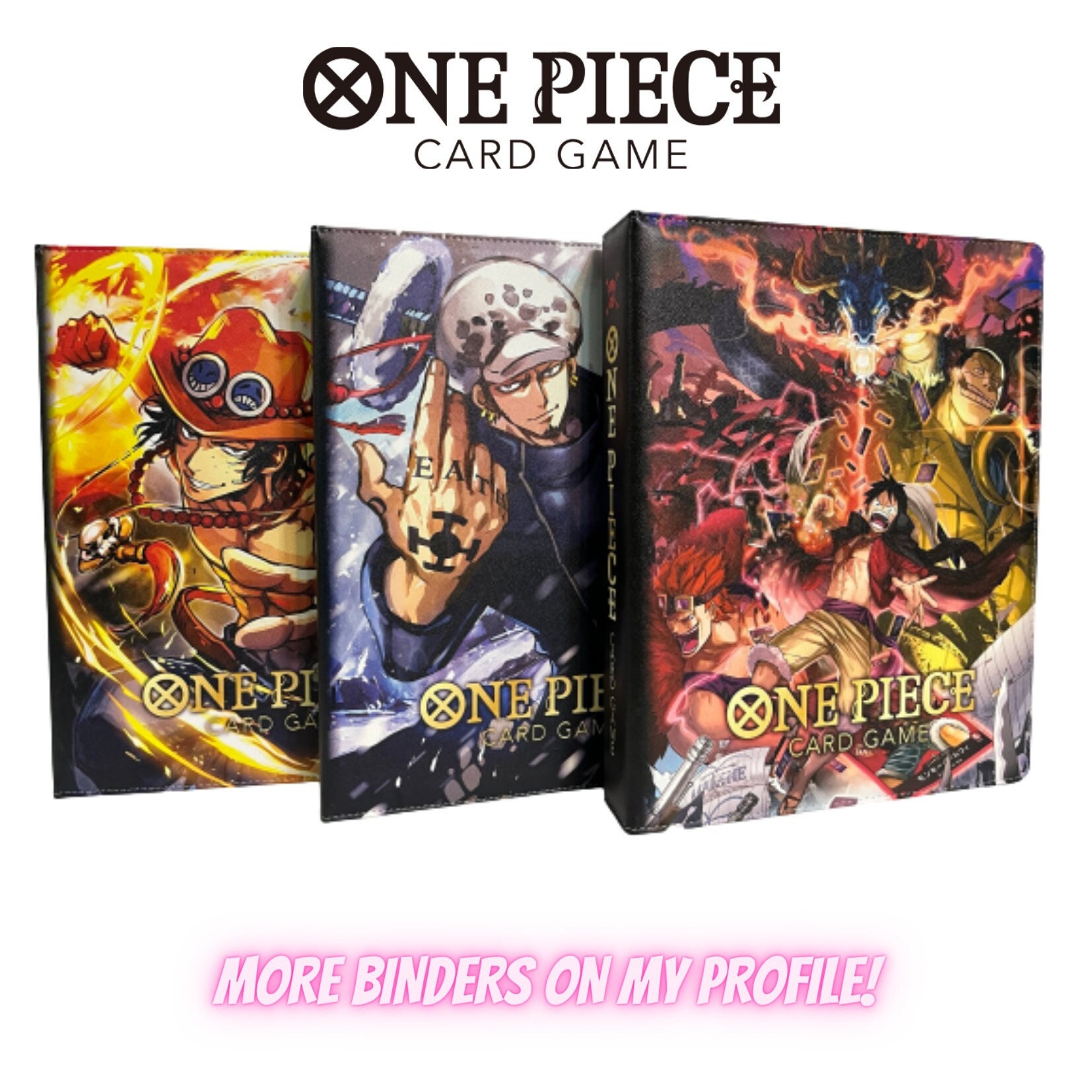 Jeu de cartes One Piece Reliure à 9 pochettes avec fermeture