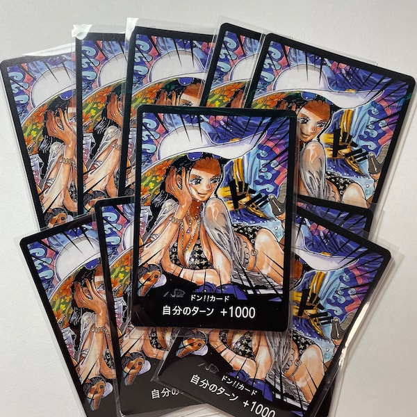 Custom Don One Piece Cards Etsy