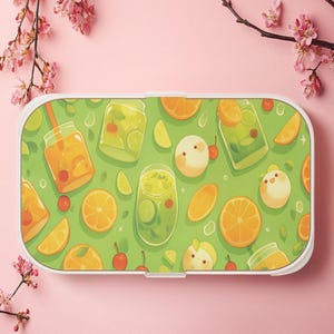 Kawaii Fruity Bento Box, Kawaii Lunchbox, Cute Bento Box, BPA-Free Eco Friendly, Kawaii Food Container for School, Office & Picnic