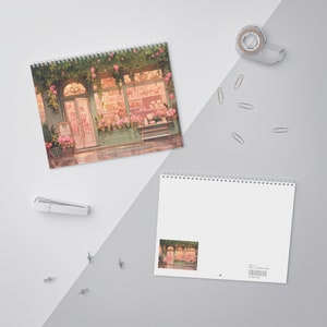 Kawaii Coffee Shops &amp; Flower Boutique Calendar 2024 Kawaii Calendar ...