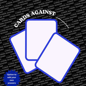Carte contro tutto – Gioco di carte personalizzato, realizzato su ordinazione, gioco di carte stampabile personalizzato per qualsiasi tema o occasione