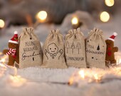 Weihnachtssäckchen aus Jute – Perfekte Geschenkverpackung für Weihnachten & Schmuck
