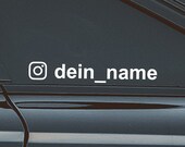 Instagram Aufkleber | Autoaufkleber | Fahrzeugaufkleber | Sticker