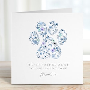 Fathers Day Card From the Dog, Happy Father's Day, Card for Fathers Day ...