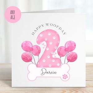 Dog Birthday Card