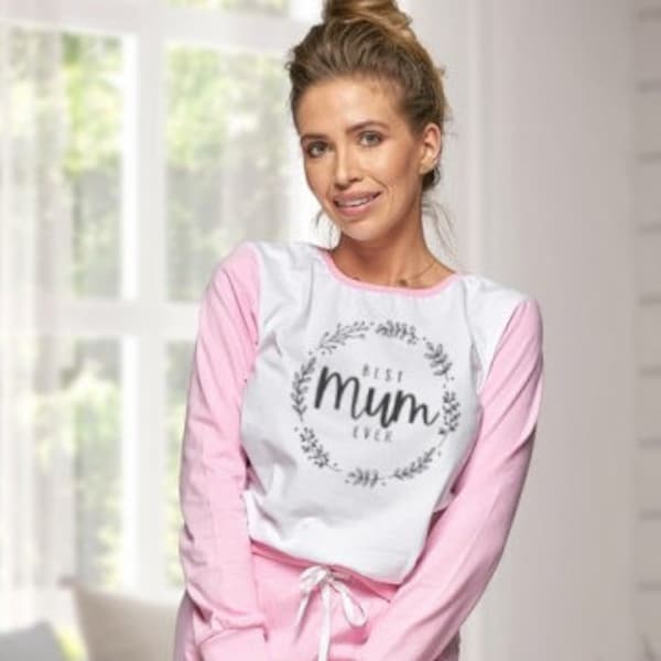 Best Mum Ever Pyjamas, Mothers Day Gift, Mummy Pyjamas, Mum Gift, Gift for Mum, Pyjamas for Mum
