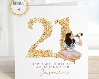 21 Birthday Cards For Women 21st Birthday Card For Her Gold Foil Glitter Silhouette Dress Design Blank Inside For Personal Message 21 Birthday Cards For Women 21st Birthday Card For Her Gold Foil Glitter Silhouette Dress Design Blank Inside For Personal Message