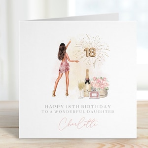 18th Birthday Card for Daughter
