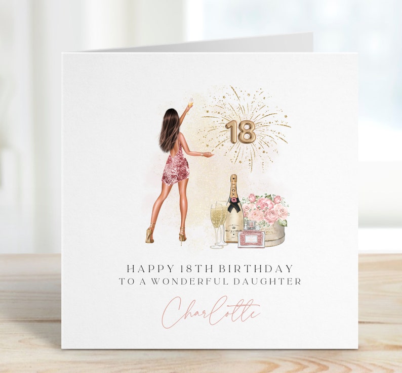 18th Birthday Card for Daughter