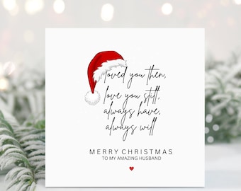 Personalised Christmas Romantic Verse Poem Greeting Card Card Special Husband - View #12