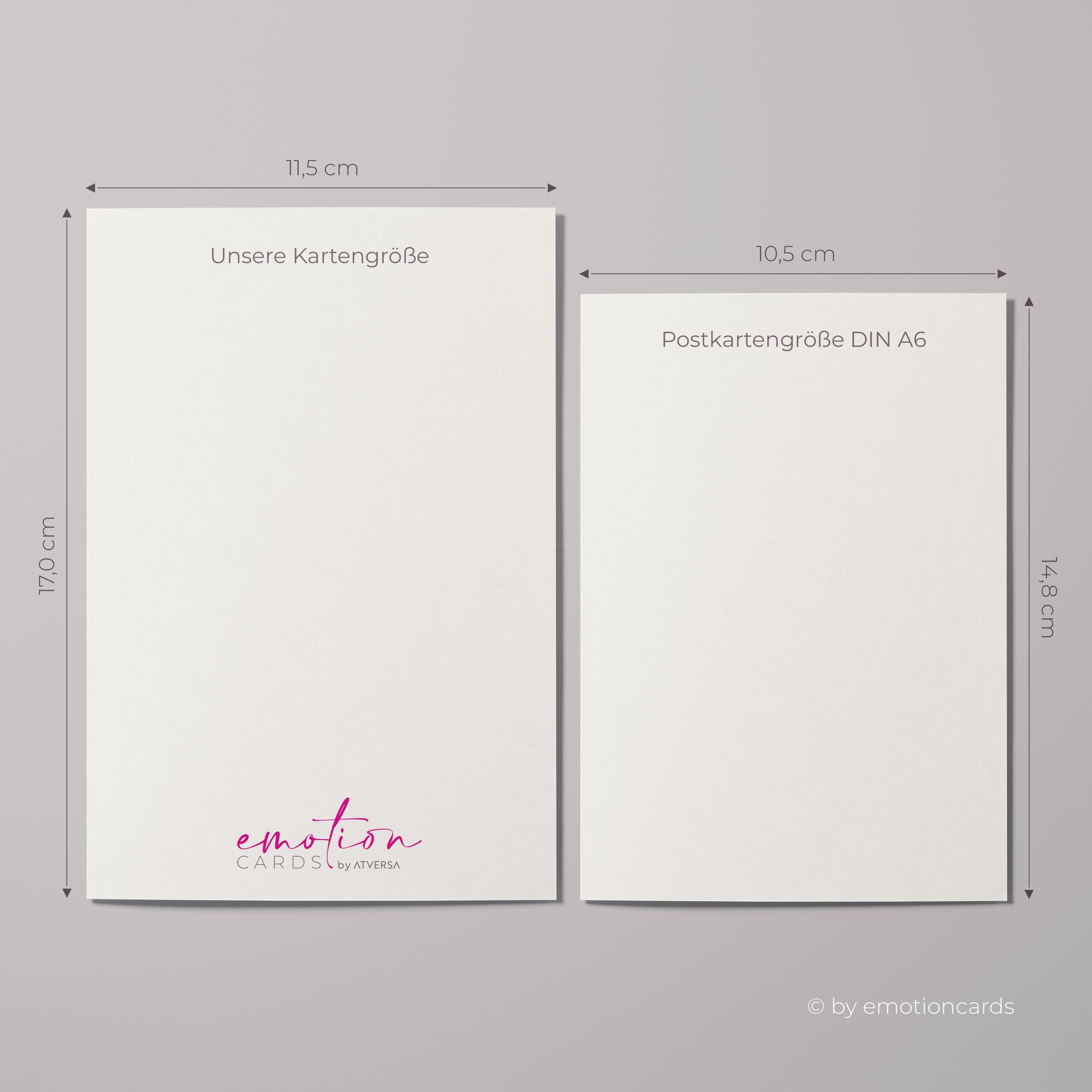 Set Di 12 Biglietti Di Condoglianze Con Buste - Doppie Cartoline In Tedesco, Formato 10,5x16 Cm
