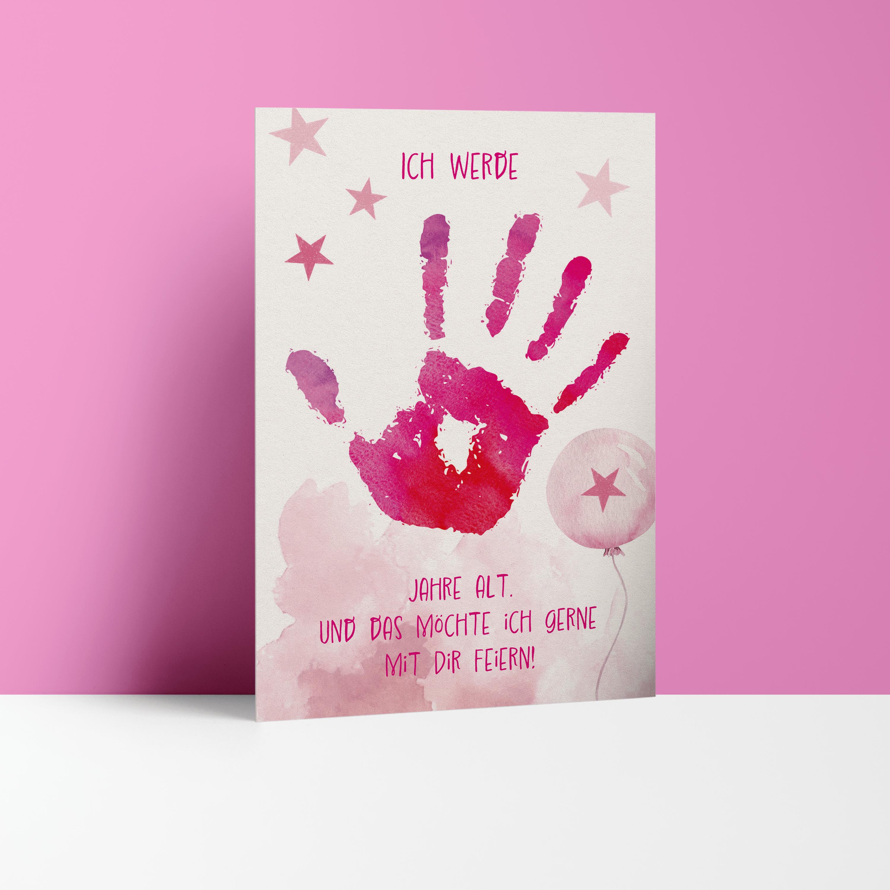 5 Geburtstagskarten Mit Lama Design – Selbst Beschriftbar Mit Umschlägen, Flower Power Motiv