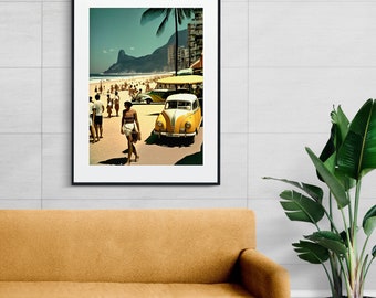 Ipanema Beach Print Digital Download