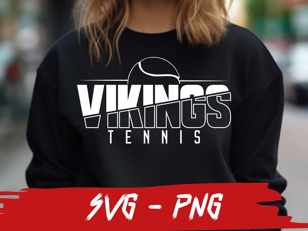Vikings Tennis Shirt Design Svg and Png, Tennis Champions