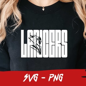Lancers Silhouette Svg, Lancers Png, School Team, College Team, Mascot Sv