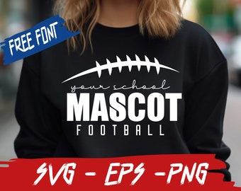 Custom Football SVG, Custom Football PNG, Personalized SVG, Custom Cricut File, Your Team Svg, Layered