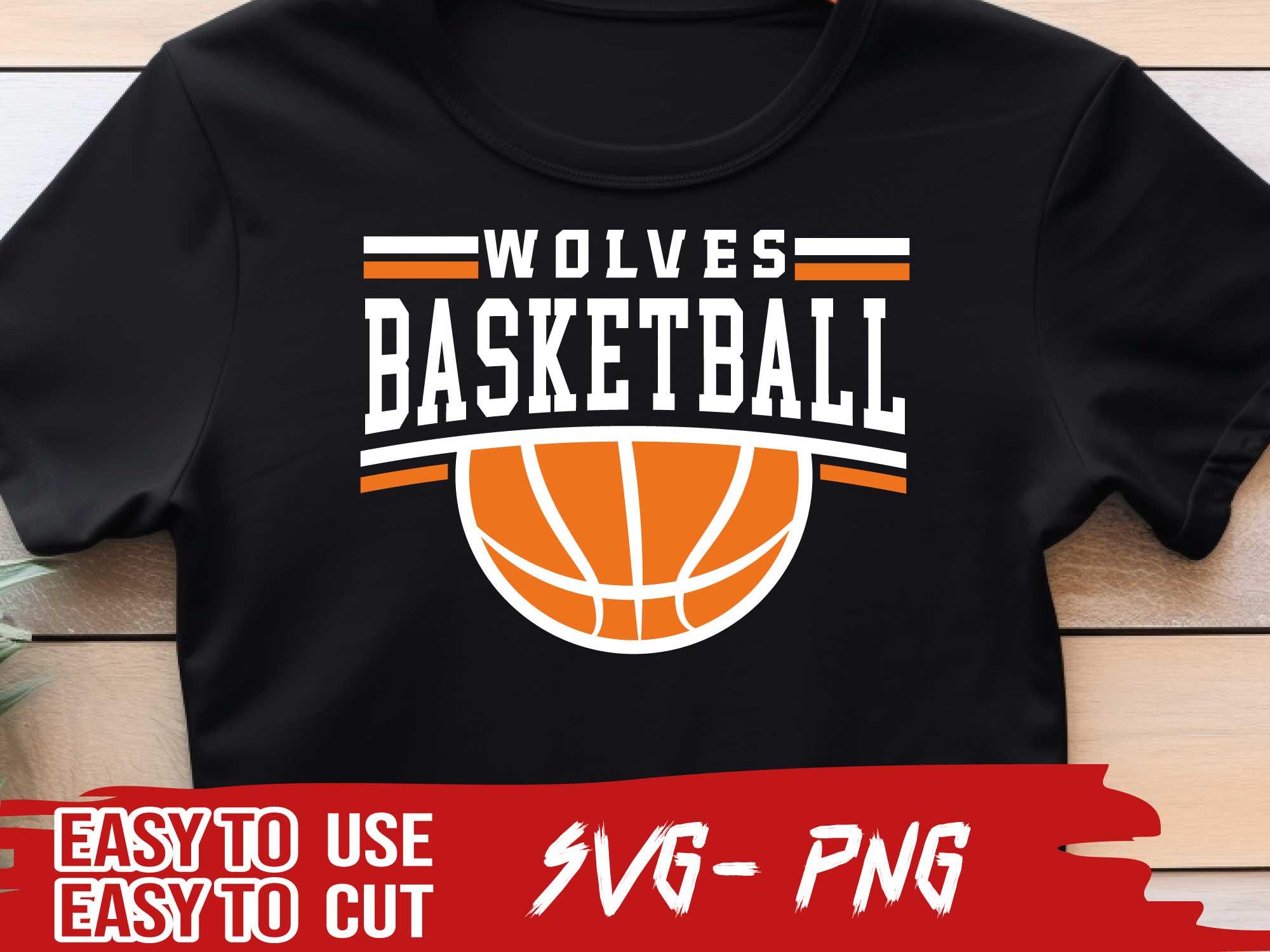 Wolves Basketball Team, SVG and PNG File, Wolves Mascot File, School ...