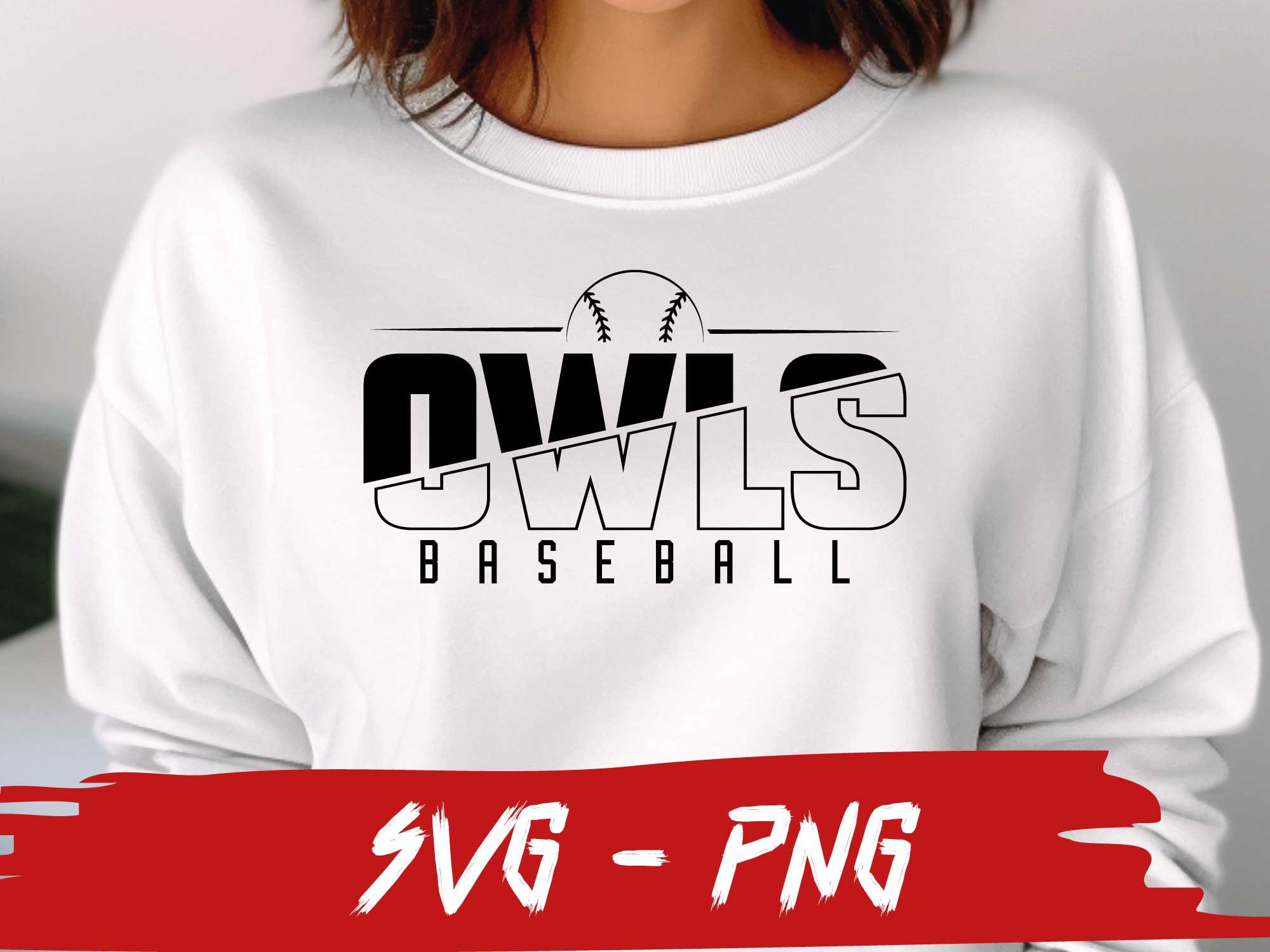 Owls Baseball SVG and PNG File, Mascot Png File ,School Team Svg, Owls Fan, Layered, Iron On, Cutted
