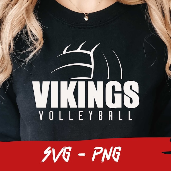 Vikings Svg, Vikings Volleyball, Halfball Png, School Team Svg, Mascot Svg