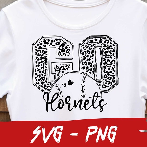 Go Hornets Baseball, Hornets Baseball, Go Softball Png, School Team Svg, Mascot Svg, Layered, Cricut File