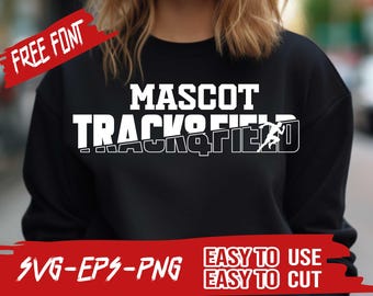 Custom Track and Field SVG file,  Make Your Own, Your Track and Field PNG, Personalized SVG, Custom Cricut File, Track and Field Mom life,