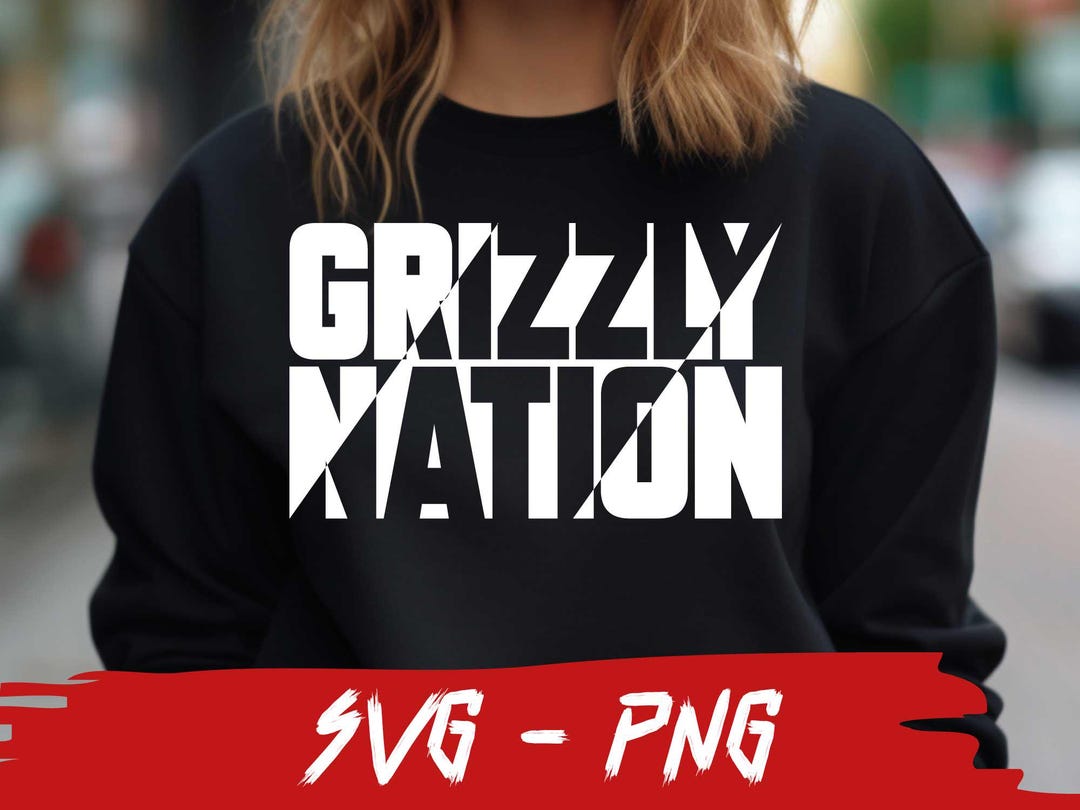 Grizzly Nation, SVG and PNG File, School Team, Mascot Svg, Grizzlies ...