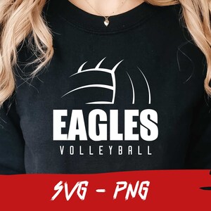 Eagles Volleyball, Eagles Svg, Halfball Shirt, School Team Svg, Mascot Svg