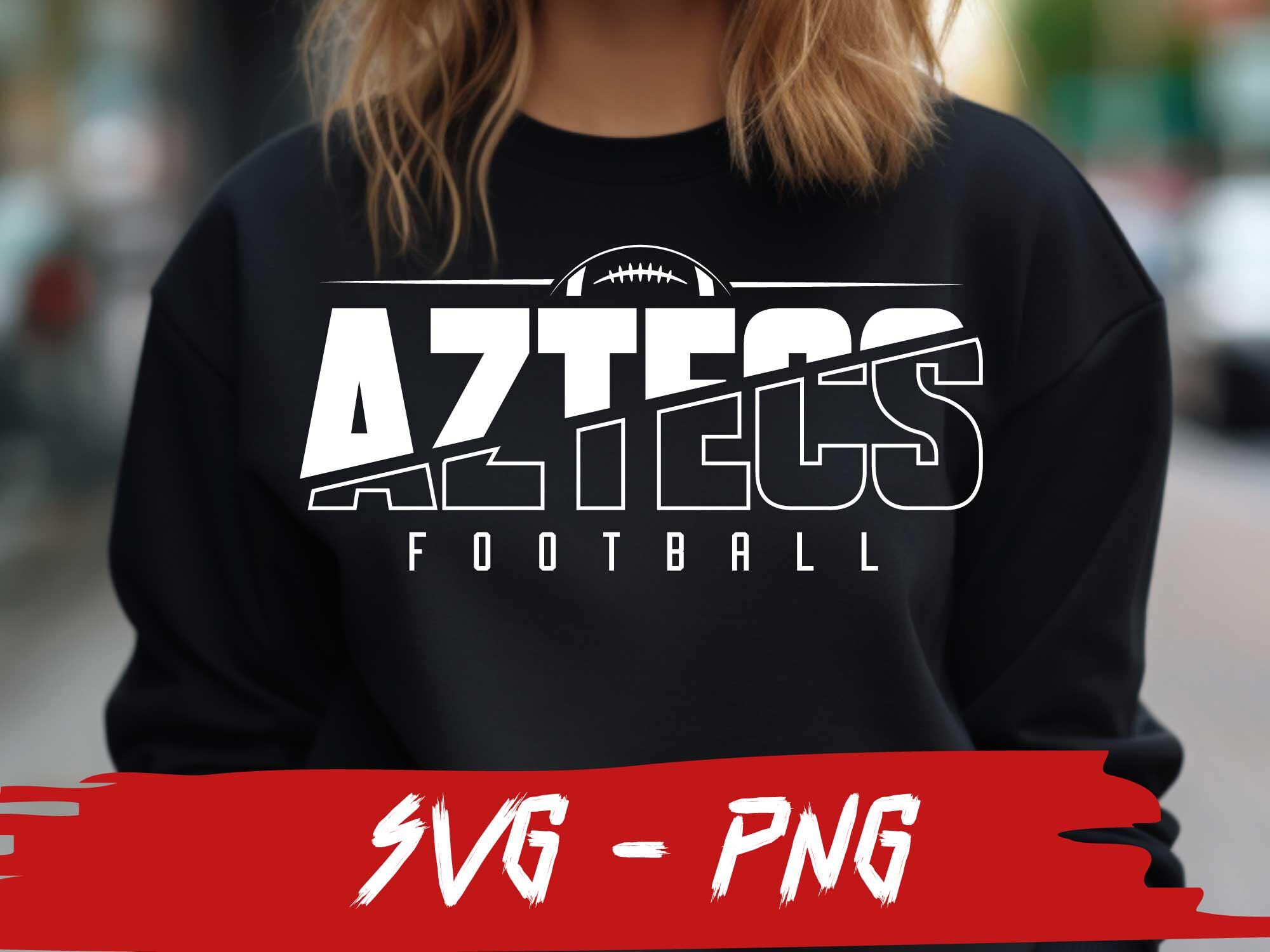 Aztecs Football Bundle, 9x SVG and 18x PNG File , School Team Svg ...