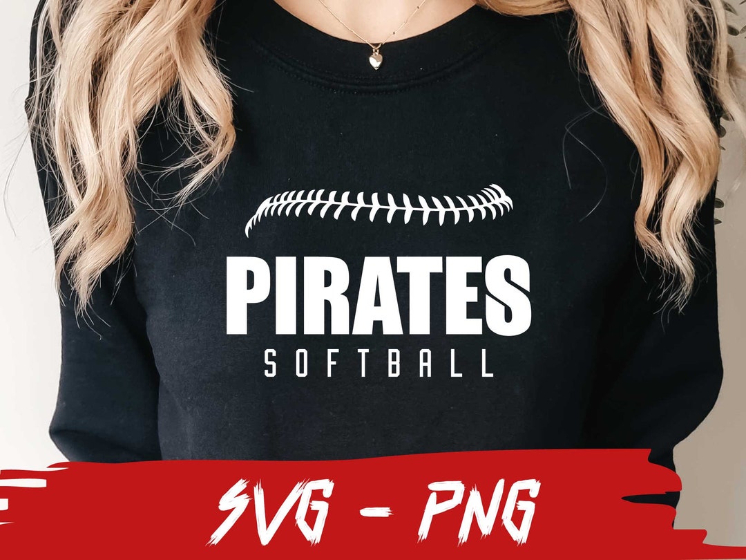 Pirates Softball Svg, Pirates Png, Halfball Png, School Team Svg, Mascot Svg, Layered - Etsy