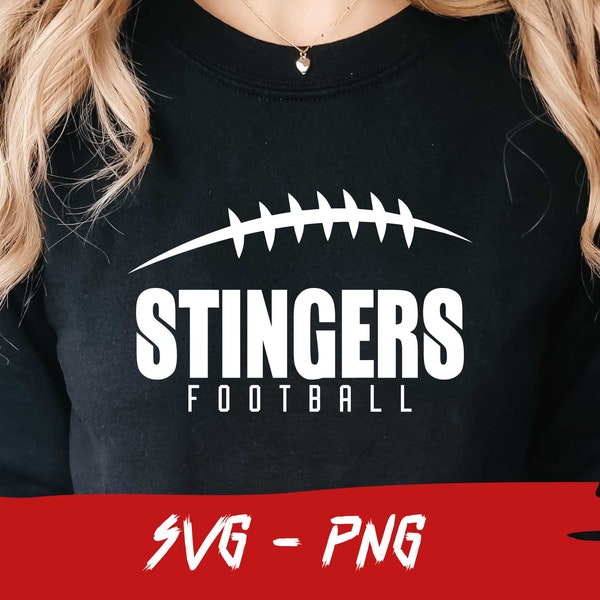 Stingers Football, Stingers Svg, Halfball Png, School Team Svg, College Team Png