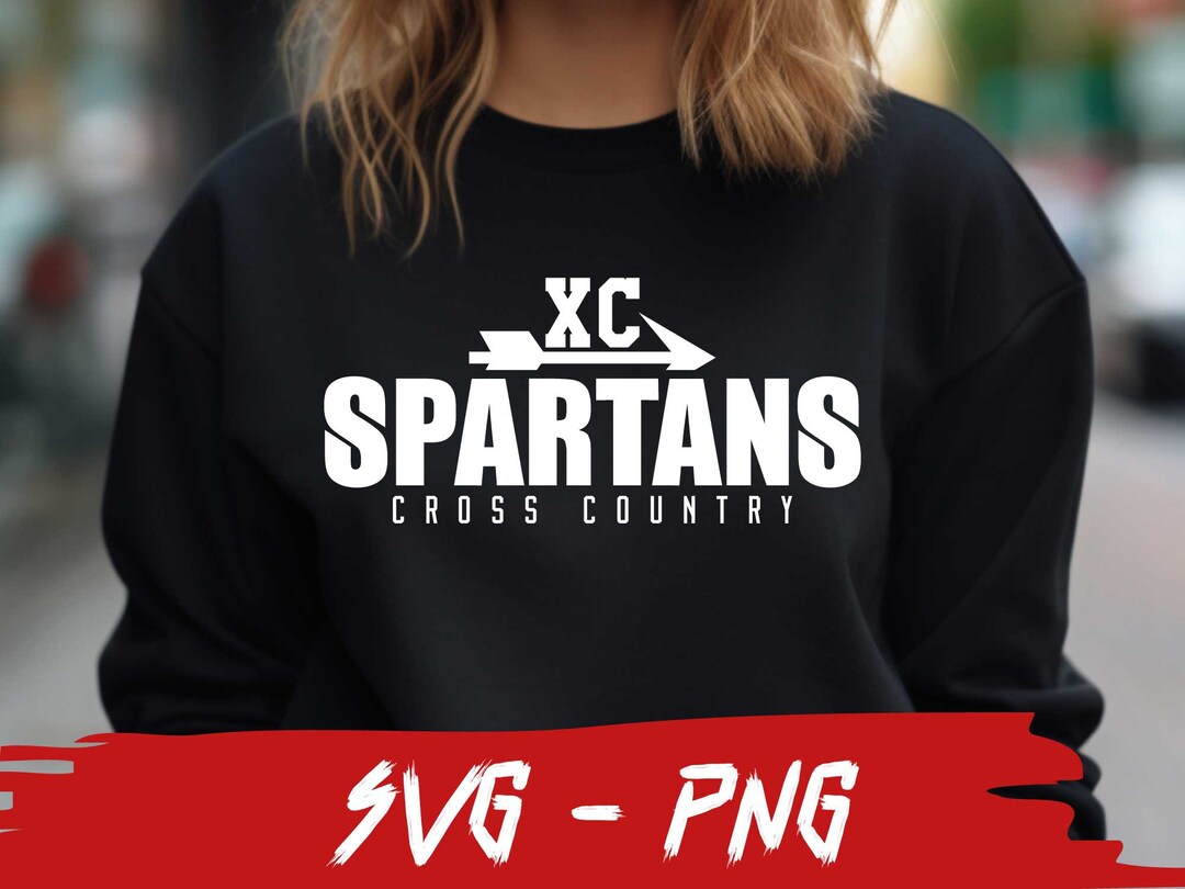 Spartans Cross Country Svg, Spartans Png, School Team Svg, College Team