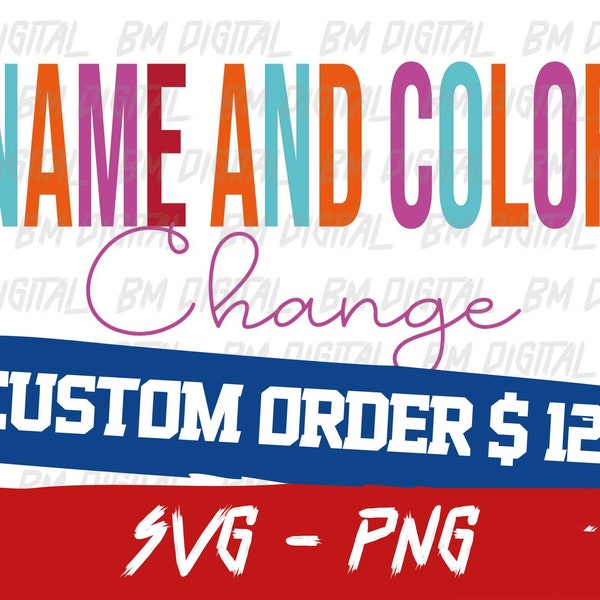 Custom SVG, Custom PNG, Personalized SVG, Custom Cricut File, Custom Design Listing, Bm Digital Custom, Custom Team, Football Svg