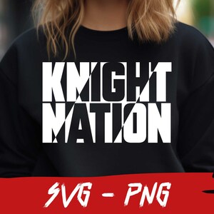 Knights Football Bundle, 9x SVG and 18x PNG File , School Team Svg, Knights Silhouette, Knights Cheer, Iron On, Layered image 7